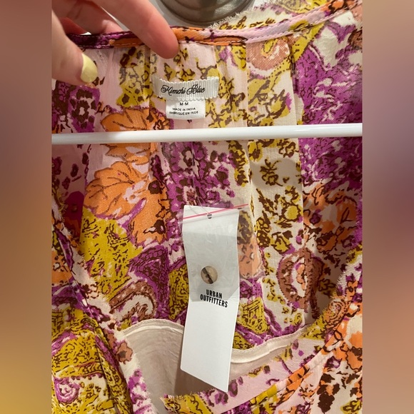 NWT Urban Outfitters Printed Babydoll Dress Size M - Picture 9 of 9